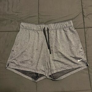 Nike Women's Heathered Gray Athletic Shorts
